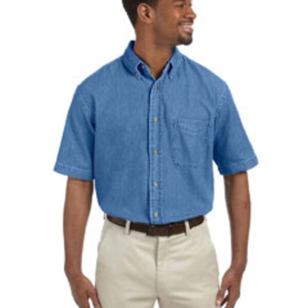 Men's 6.5 oz. Short-Sleeve Denim T-Shirt Thumbnail
