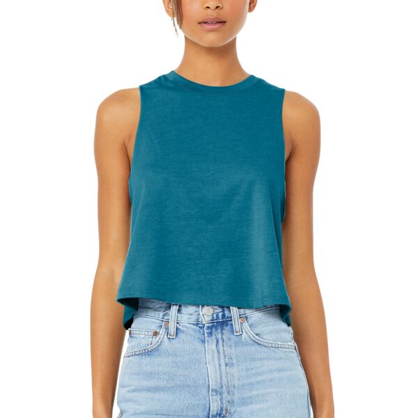 Women's Bella Racerback Cropped Tank Thumbnail