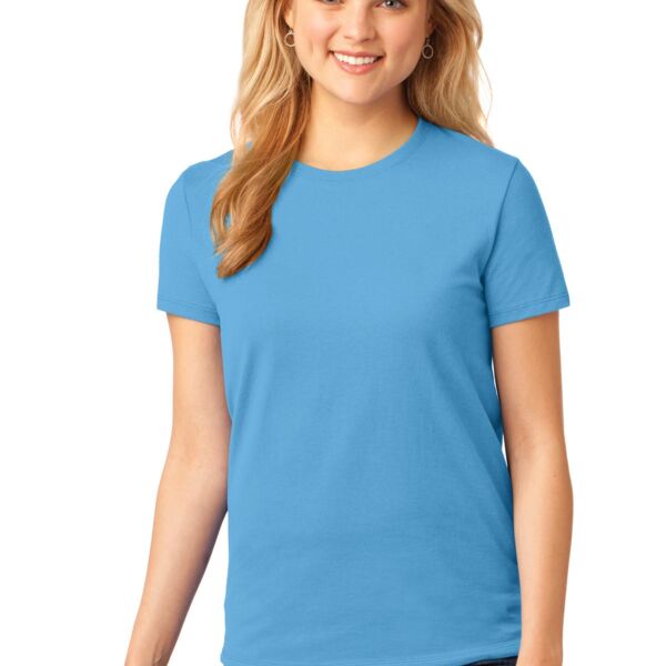 Women's 100% Cotton Crew Neck Thumbnail